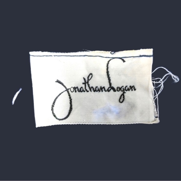 VINTAGE Jonathan Logan dress szS/M 60s Mod blue 70s 60's VTG pleats dropwaist - Picture 4 of 9